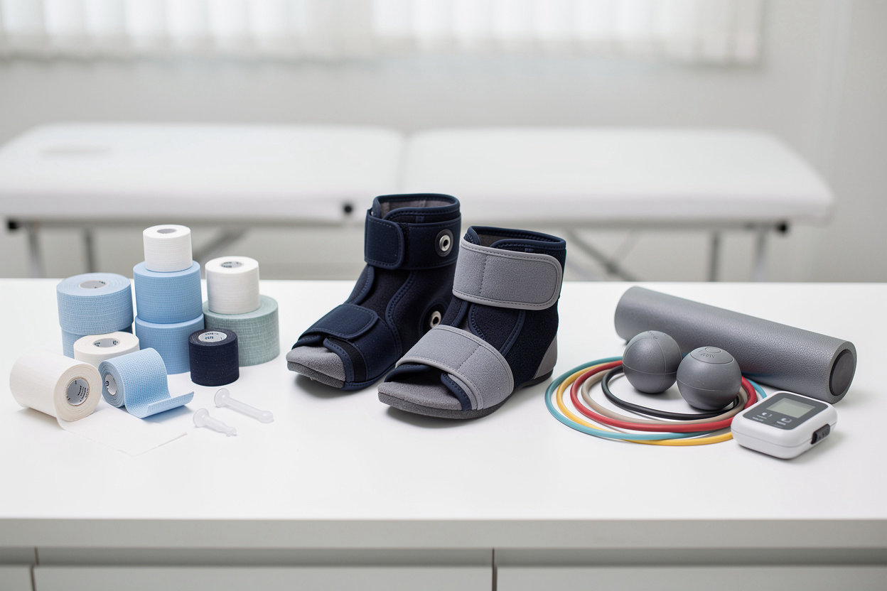 The Sportsmed Collective professional sports medicine supplies including taping materials, braces, and rehabilitation equipment for medical providers and athletic trainers