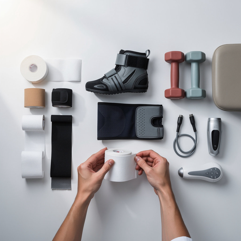 The Sportsmed Collective professional sports medicine supplies including taping, bracing, and rehabilitation equipment for medical providers and athletic trainers